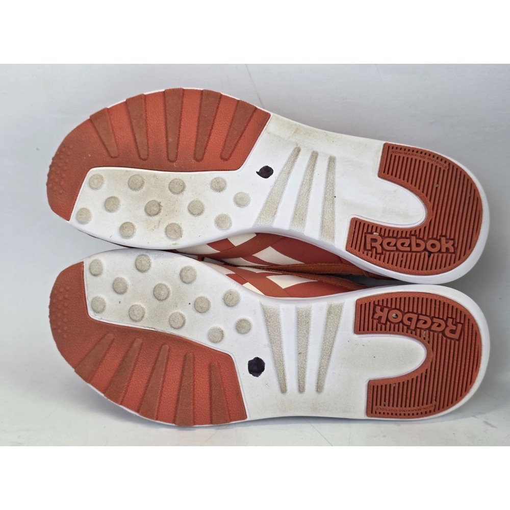 Reebok Womens Sneakers Size 8.5 Orange Classic Nylon Suede Walking Shoes CN5114 - Picture 10 of 14
